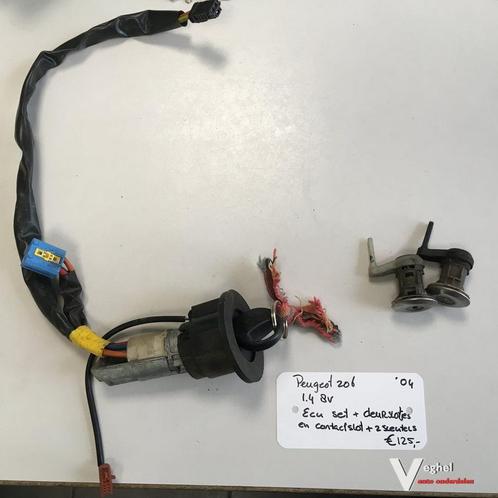Peugeot 206 1.4 8v 2004   Ecu Set  , ECU , BSI , zekeringkas, Auto-onderdelen, Carrosserie, Gebruikt, Ophalen of Verzenden