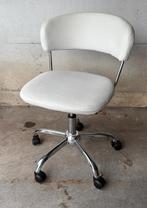 Bureaustoel - verstelbaar, Huis en Inrichting, Bureaustoelen, Ophalen, Gebruikt, Wit, Bureaustoel