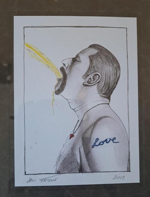 FABRE Jan "Love " 2013 kleurlitho, Antiek en Kunst, Kunst | Litho's en Zeefdrukken, Ophalen of Verzenden