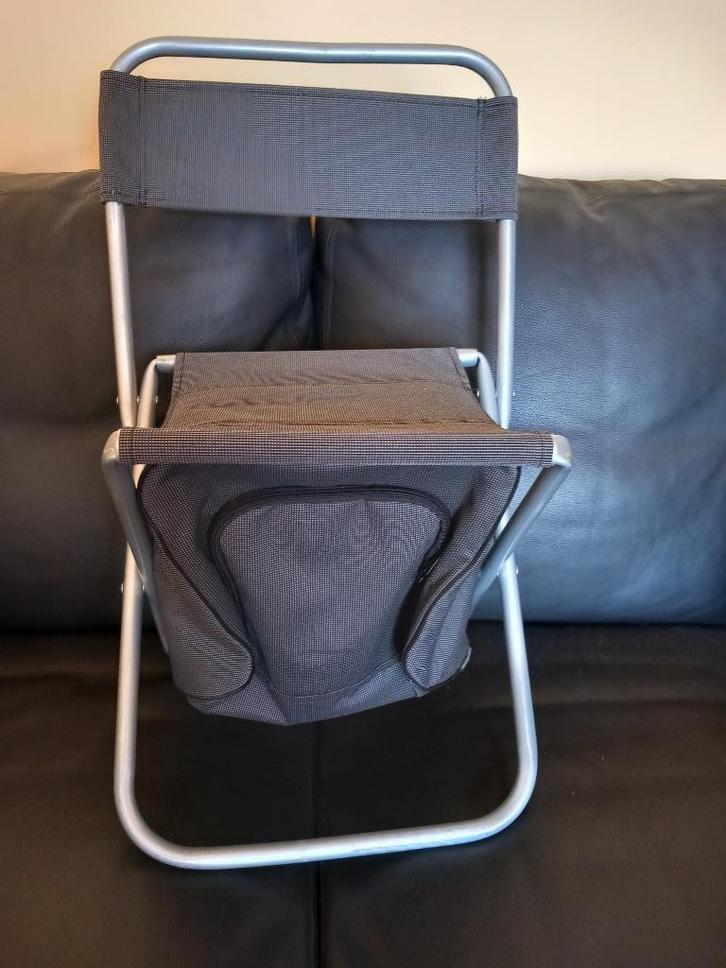 Grijs vissersstoeltje, Watersport en Boten, Hengelsport | Algemeen, Ophalen