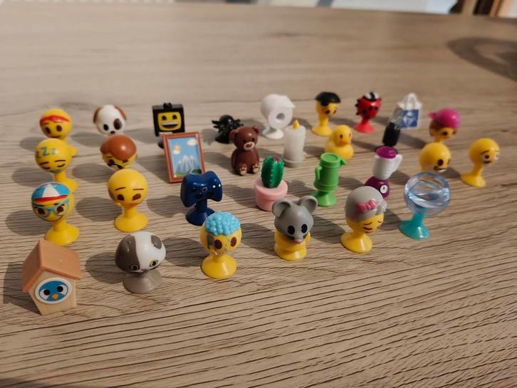 Volledige verzameling Aldi emoji's 2025, Verzamelen, Poppetjes en Figuurtjes, Zo goed als nieuw, Ophalen of Verzenden