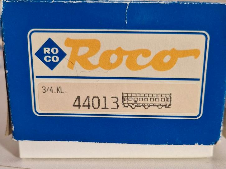 Roco 44013 H0 Rijtuig set 3e/4e kl. van de KPEV 80€, Hobby en Vrije tijd, Modeltreinen | H0, Zo goed als nieuw, Wagon, Gelijkstroom