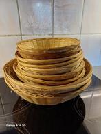Rieten manden ROND, Gebruikt, Mand, Rond, Ophalen of Verzenden