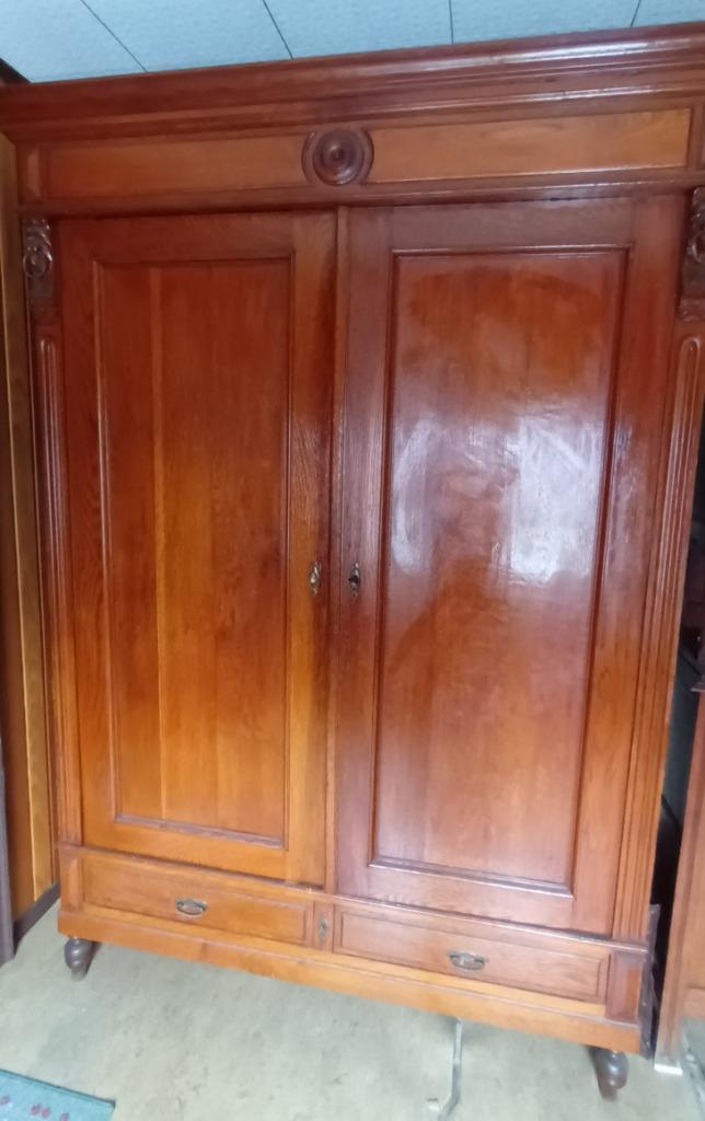 antieke kast, Huis en Inrichting, Kasten | Kleerkasten, Gebruikt, 200 cm of meer, 100 tot 150 cm, 50 tot 75 cm, Met lade(s), Met deur(en)