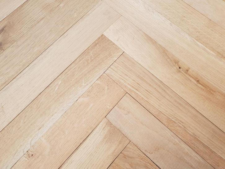 massief eiken visgraatparket aan een topprijs!, Doe-het-zelf en Bouw, Hout en Planken, Nieuw, Plank, Eiken, Minder dan 200 cm