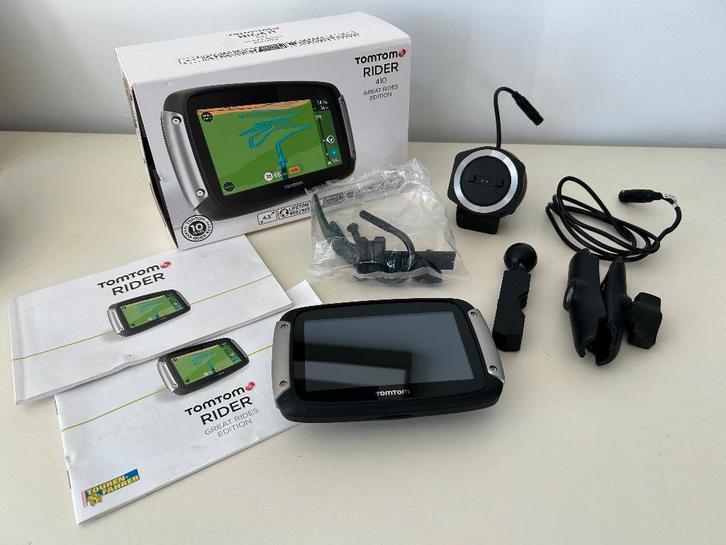 Moto GPS TOMTOM RIDER 410 Great Rides Edition, Motoren, Accessoires | Navigatiesystemen, Zo goed als nieuw, Ophalen of Verzenden