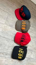 3 icon’s + 1 dc-10, Kleding | Heren, Hoeden en Petten, Ophalen, Dsquared2, One size fits all, Pet