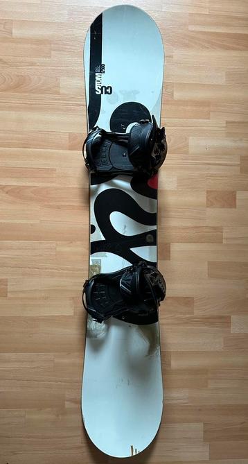 Burton snowboard + bindingen, Enlèvement, Comme neuf, Planche