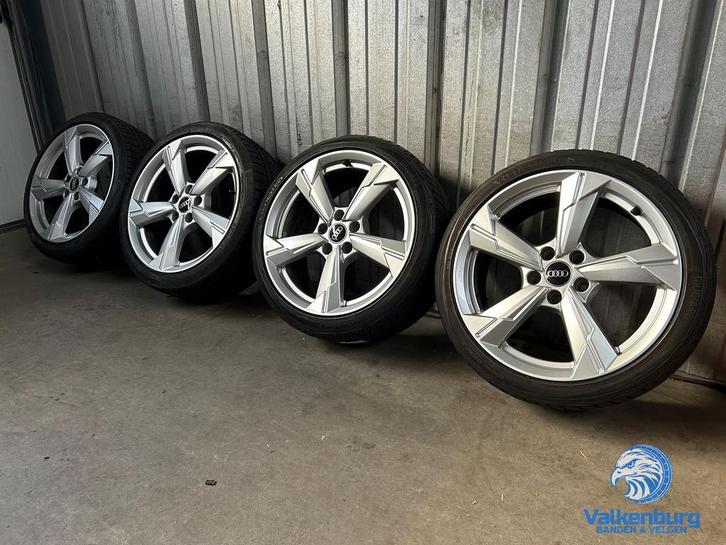 6-7mm! Originele Audi A3 18 inch Rotor velgen 5x112 winterba, Auto-onderdelen, Banden en Velgen, Banden en Velgen, Winterbanden