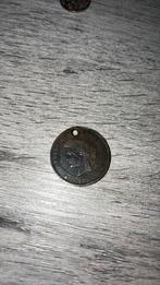 Oude bronse munt frankrijk 1885, Verzamelen, Ophalen