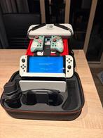 Nintendo Switch OLED + horipad split pro en opbergtas, Games en Spelcomputers, Spelcomputers | Nintendo Switch, Ophalen, Switch OLED