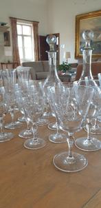 Service de boissons en cristal, Collections, Porcelaine, Cristal & Couverts, Comme neuf, Cristal, Enlèvement ou Envoi