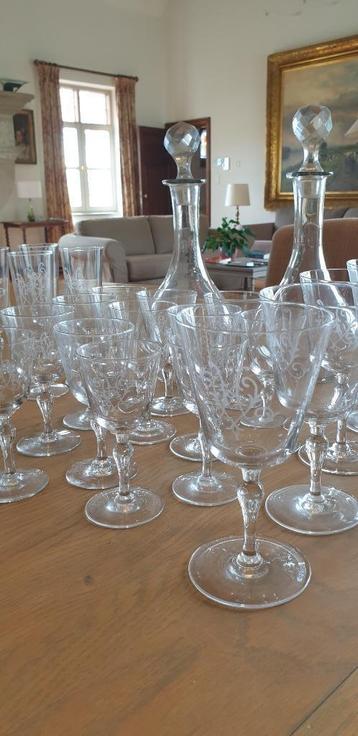 Kristal drankservies  beschikbaar voor biedingen