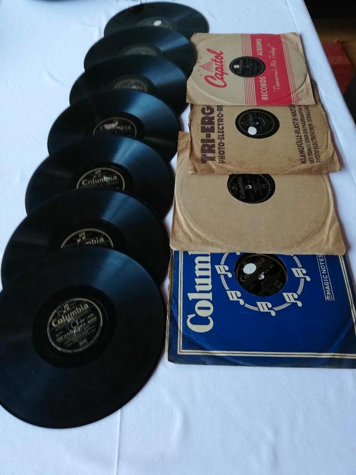 Grammofoon platen 78 toeren in bakeliet, Cd's en Dvd's, Vinyl | Klassiek, Gebruikt, Orkest of Ballet, 10 inch, Ophalen
