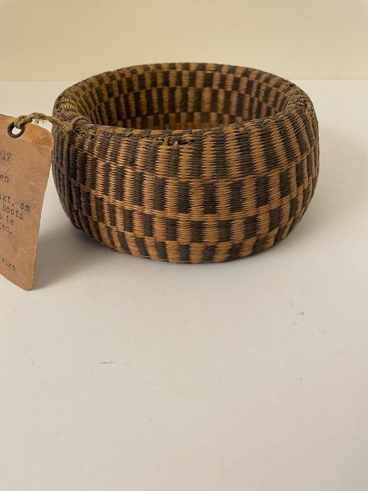 Oost-Afrikaans hoofd draagkussen., Maison & Meubles, Accessoires pour la Maison | Plataux & Paniers, Comme neuf, Enlèvement ou Envoi