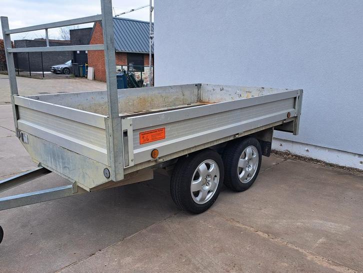 Perfecte ongeremde dubbelas 1199 euro, Auto diversen, Aanhangers en Bagagewagens, Ophalen