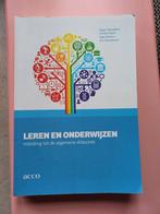 Leren en Onderwijzen:  Inleiding tot de algemene didactiek.., Ophalen of Verzenden, Zo goed als nieuw