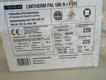UNITÉ LINITHERM PAL N+F 220 mm, Bricolage & Construction, Isolation & Étanchéité, 15 m² ou plus, Enlèvement, Mousse rigide (PIR)