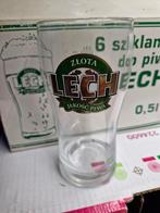6 x LECH BIERGLAS 0.5 L - CHEERS - POOLS BIER - POZNAN, Ophalen of Verzenden, Nieuw, Bierglas