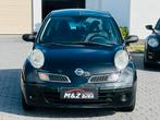 NISSAN MICRA 1.2i BENZINE * 133.000 km * GEKEURD, Elektrische ramen, Zwart, Handgeschakeld, Stadsauto