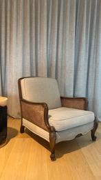 Authentieke masieve Lounge stoel zetel recent gestoffeerd, Ophalen