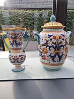 te koop : retro vaas en pot, Huis en Inrichting, Woonaccessoires | Vazen, Ophalen of Verzenden, Zo goed als nieuw