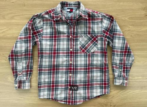 keimooi Tommy Hilfiger overhemd maat 140, Kleding | Heren, Overhemden, Zo goed als nieuw, Rood, Ophalen of Verzenden