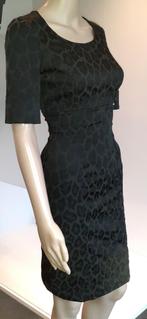 Korte jurk kaki bruin luipaard Karen Millen S, Kleding | Dames, Bruin, Verzenden, Nieuw, Maat 36 (S)