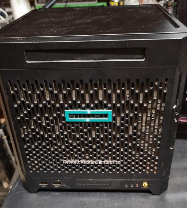 HPE ProLiant MicroServer Gen10, Informatique & Logiciels, Serveurs, Utilisé, 8 GB, Enlèvement ou Envoi