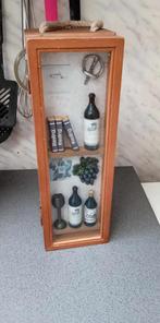 Joli coffre pour bouteille vin ou alcool, Gebruikt, Verzenden, Minder dan 5 flessen, Minder dan 50 cm