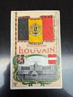 Zeldzame postkaart Leuven 1919 ( Souvenir de Louvain), Ophalen of Verzenden, Voor 1920, Gelopen, Vlaams-Brabant