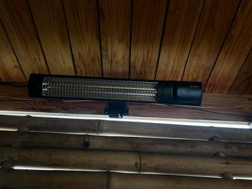 Eurom Golden 2500 terrasverwarmer met afstandsbediening beschikbaar voor biedingen
