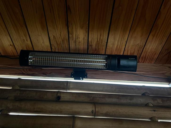 Eurom Golden 2500 terrasverwarmer met afstandsbediening, Tuin en Terras, Terrasverwarmers, Zo goed als nieuw, Ophalen