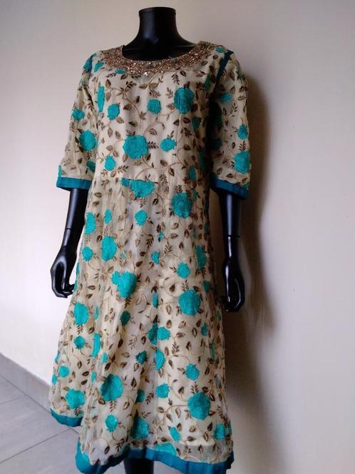 Prachtige vintage jurk. Indische stijl. Handmade, Kleding | Dames, Jurken, Gedragen, Maat 42/44 (L), Verzenden