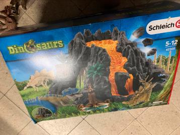 Schleich dinoset met vulkaan, Enlèvement, Neuf, Autres marques
