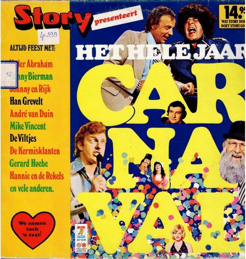 lp   /   Story Presenteert Het Hele Jaar Carnaval, CD & DVD, Vinyles | Autres Vinyles, Autres formats, Enlèvement ou Envoi