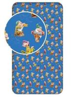 Disney Princess Hoeslaken 90x200 cm - 7 Dwergen, Neuf, Drap-housse ou Taie d'oreiller, Garçon ou Fille, Enlèvement ou Envoi