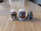3 vingerhoedjes Oostenrijk, Collections, Dés à coudre, Enlèvement ou Envoi