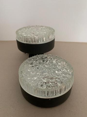 2X Staff Leuchten Plaffonnier Bubble Glass, Enlèvement ou Envoi, Utilisé, Métal, BRUTALIST