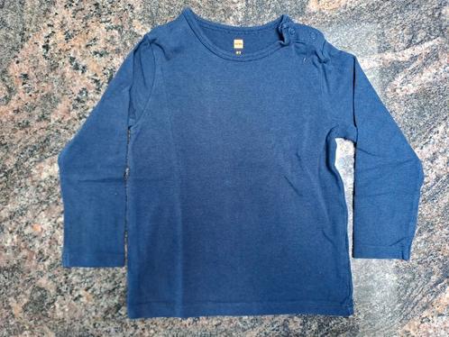 Mt 92 Donkerblauwe T-shirt lange mouwen, Kinderen en Baby's, Kinderkleding | Maat 92, Gebruikt, Jongen of Meisje, Shirt of Longsleeve