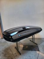 Dakkoffer BMW 420L Glanzend zwart-Titanium zilver logo BMW, Auto diversen, Dakkoffers, Ophalen, Zo goed als nieuw