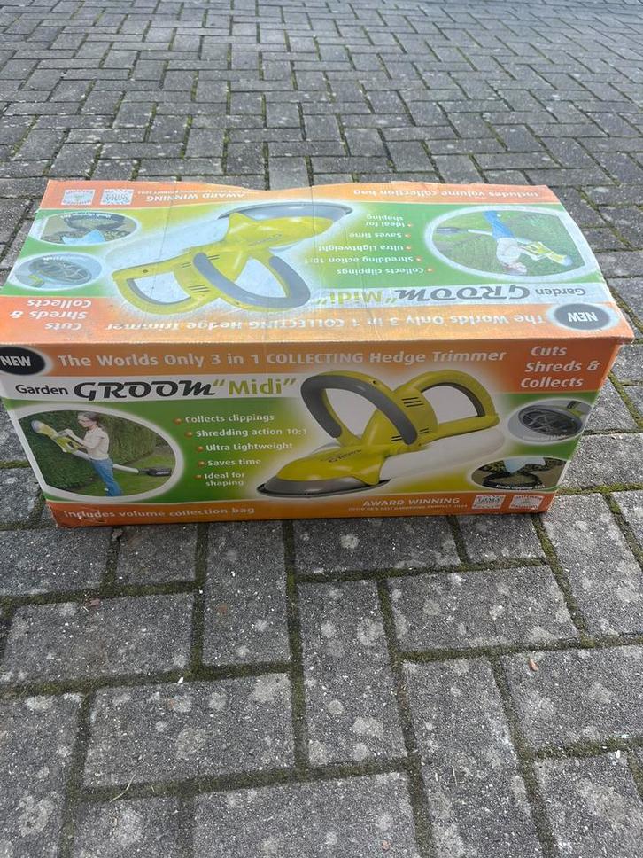 Taille-haies collecteur électrique – Garden Groom, Tuin en Terras, Hand-tuingereedschap, Gebruikt, Onkruidsteker, Ophalen