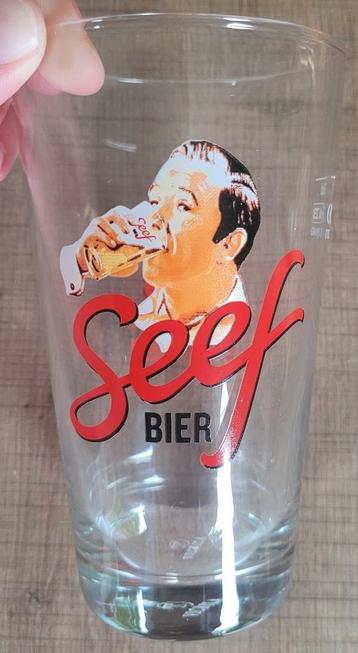 Bierglas: Seef Bier - Antwerpen (33 cl), Enlèvement ou Envoi, Comme neuf, Verre ou Verres, Autres marques
