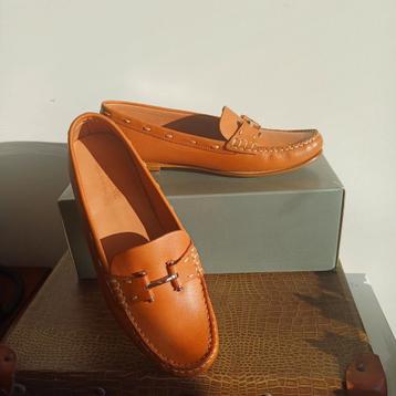 Mocassins Heschung Femme – Taille 38 – État neuf, Enlèvement, Comme neuf