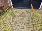 Oude Industriële tafel Afmetingen Blad Lang 1.80 m Breed 1 m, Ophalen, Zo goed als nieuw
