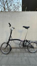 Brompton M3R zwart bagagerek met 3 versnellingen perfect, Fietsen en Brommers, Ophalen, Brompton, 14 tot 16 inch, Versnellingen