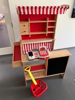 Speelgoedwinkeltje in hout  met kassa en toebehoren, Kinderen en Baby's, Speelgoed | Educatief en Creatief, Ophalen, Gebruikt