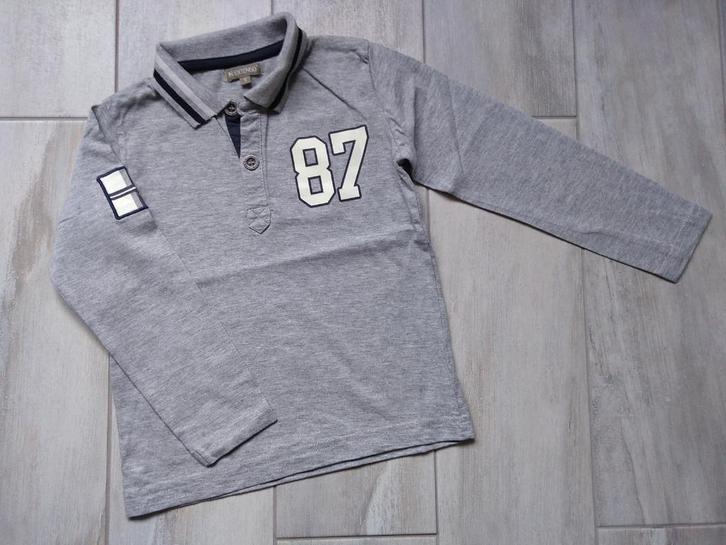 ★ M110 - Polo met lange mouwen, Kinderen en Baby's, Kinderkleding | Maat 110, Zo goed als nieuw, Jongen, Shirt of Longsleeve, Ophalen of Verzenden