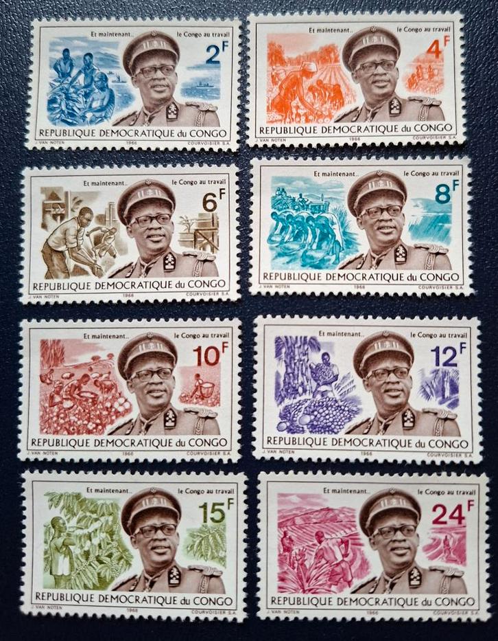 Postzegels Democratische Republiek Congo OBP 617/24**, Postzegels en Munten, Postzegels | Afrika, Postfris, Ophalen of Verzenden