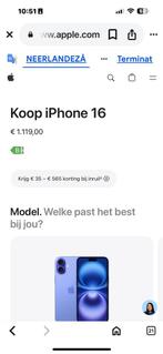 Iphone 16 plus te ruil whit 14 pro max, Ophalen, 128 GB, Blauw, IPhone 16 Plus